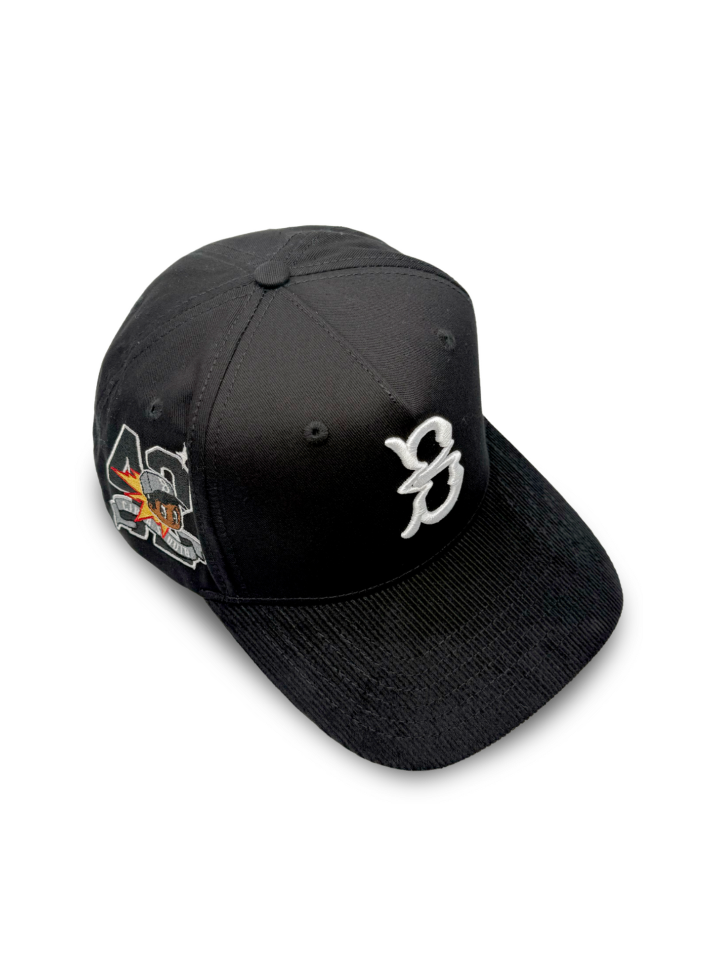 001 BLACK GLITCH BKLYN 42 SNAPBACK HAT