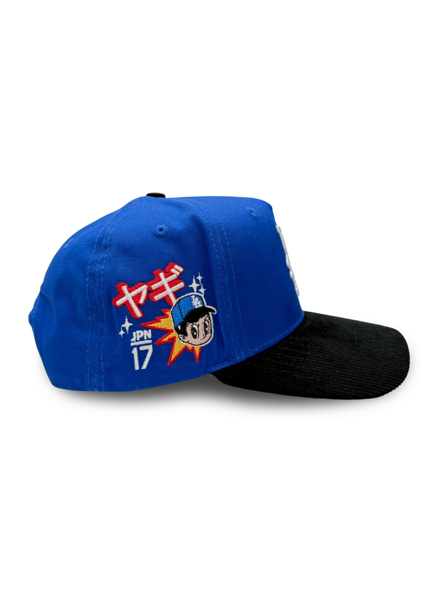 003 BLUE GLITCH ANGELS 17 GOAT SNAP BACK