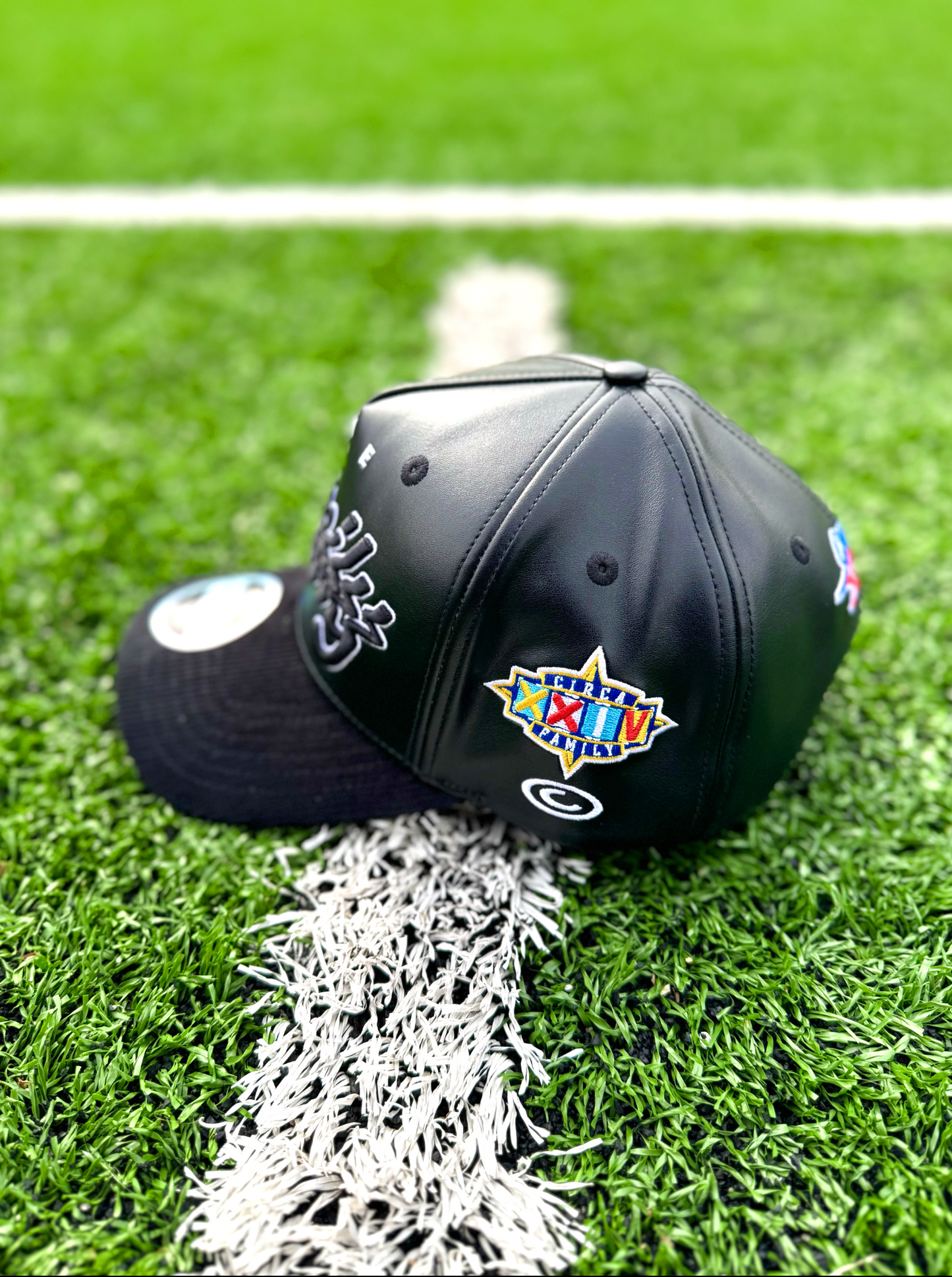 003 CIRCA BOWL x THE FAMILY COLLAB BLACK LEATHER HAT
