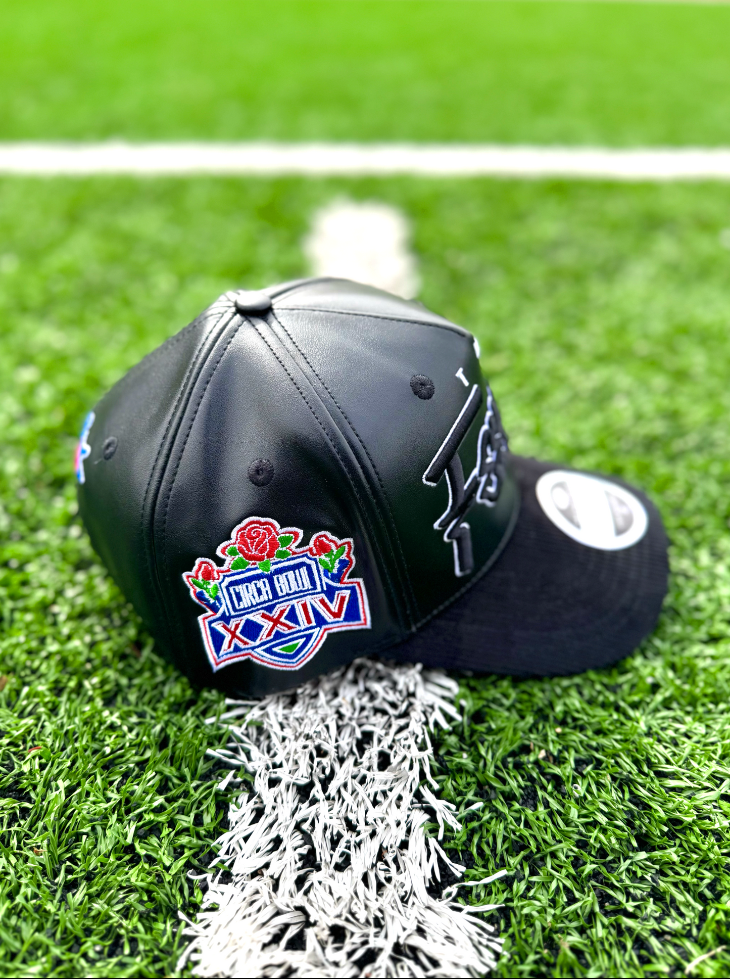 003 CIRCA BOWL x THE FAMILY COLLAB BLACK LEATHER HAT