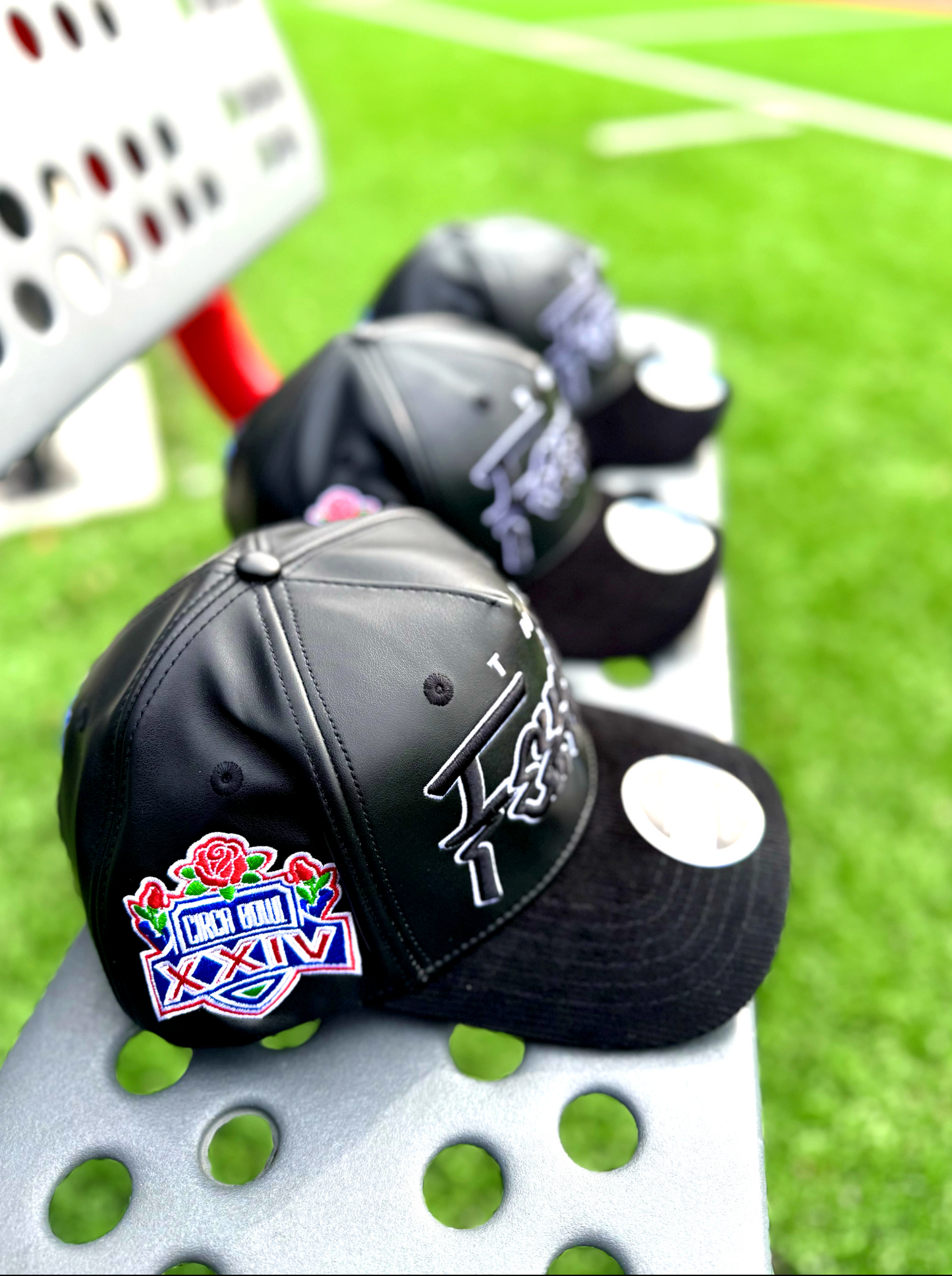 003 CIRCA BOWL x THE FAMILY COLLAB BLACK LEATHER HAT