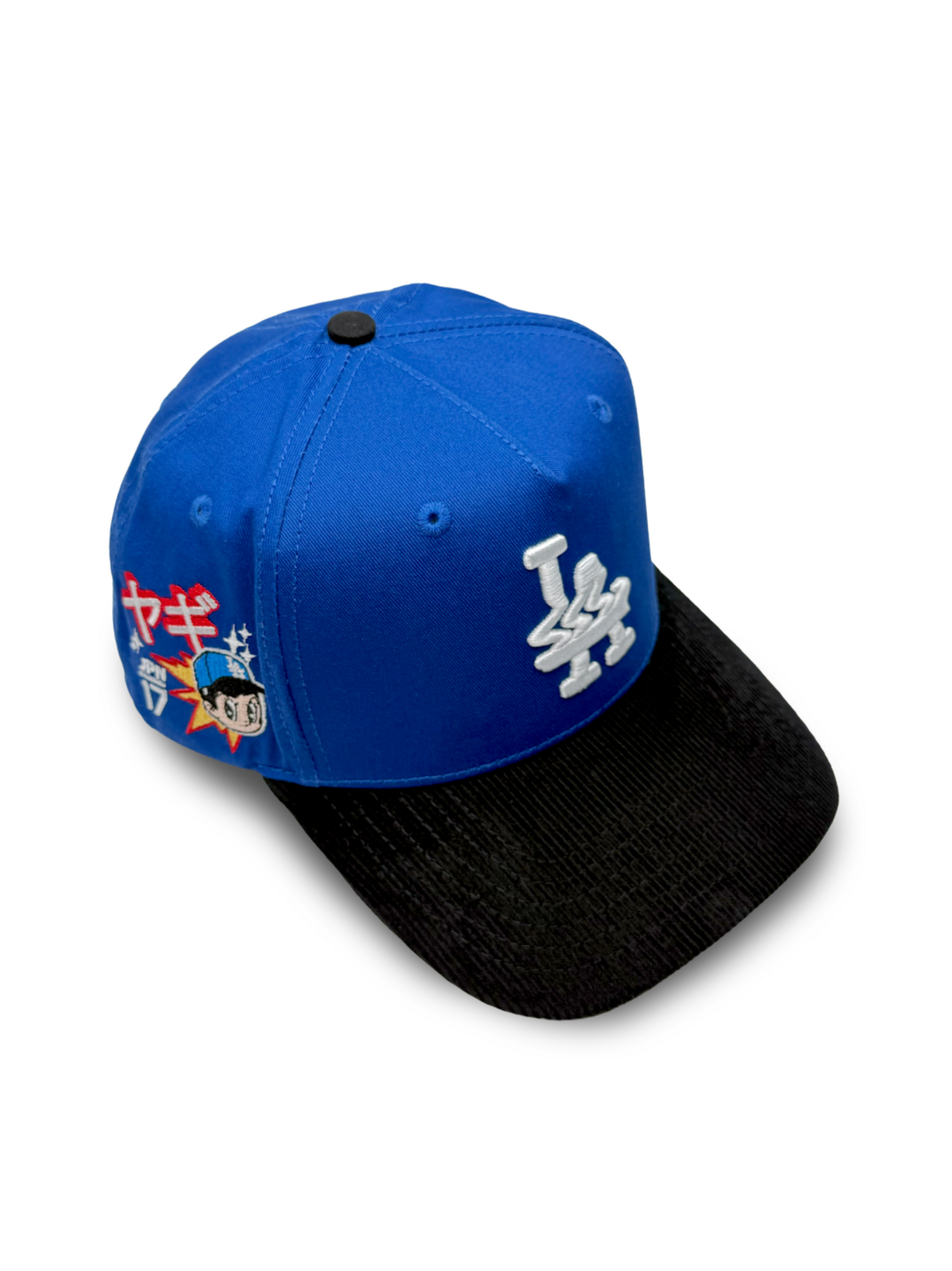 003 BLUE GLITCH ANGELS 17 GOAT SNAP BACK