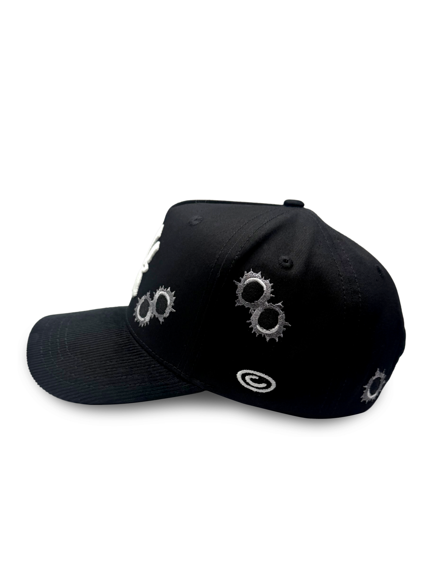 CIRCA - 001 GLITCH NY GLOW IN THE DARK BULLET HOLES SNAPBACK HAT