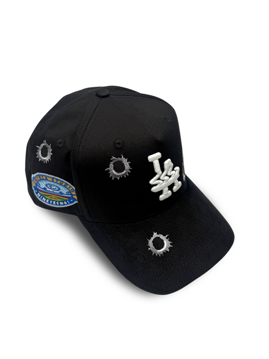 CIRCA - 001 GLITCH LA GLOW IN THE DARK BULLET HOLES SNAPBACK HAT